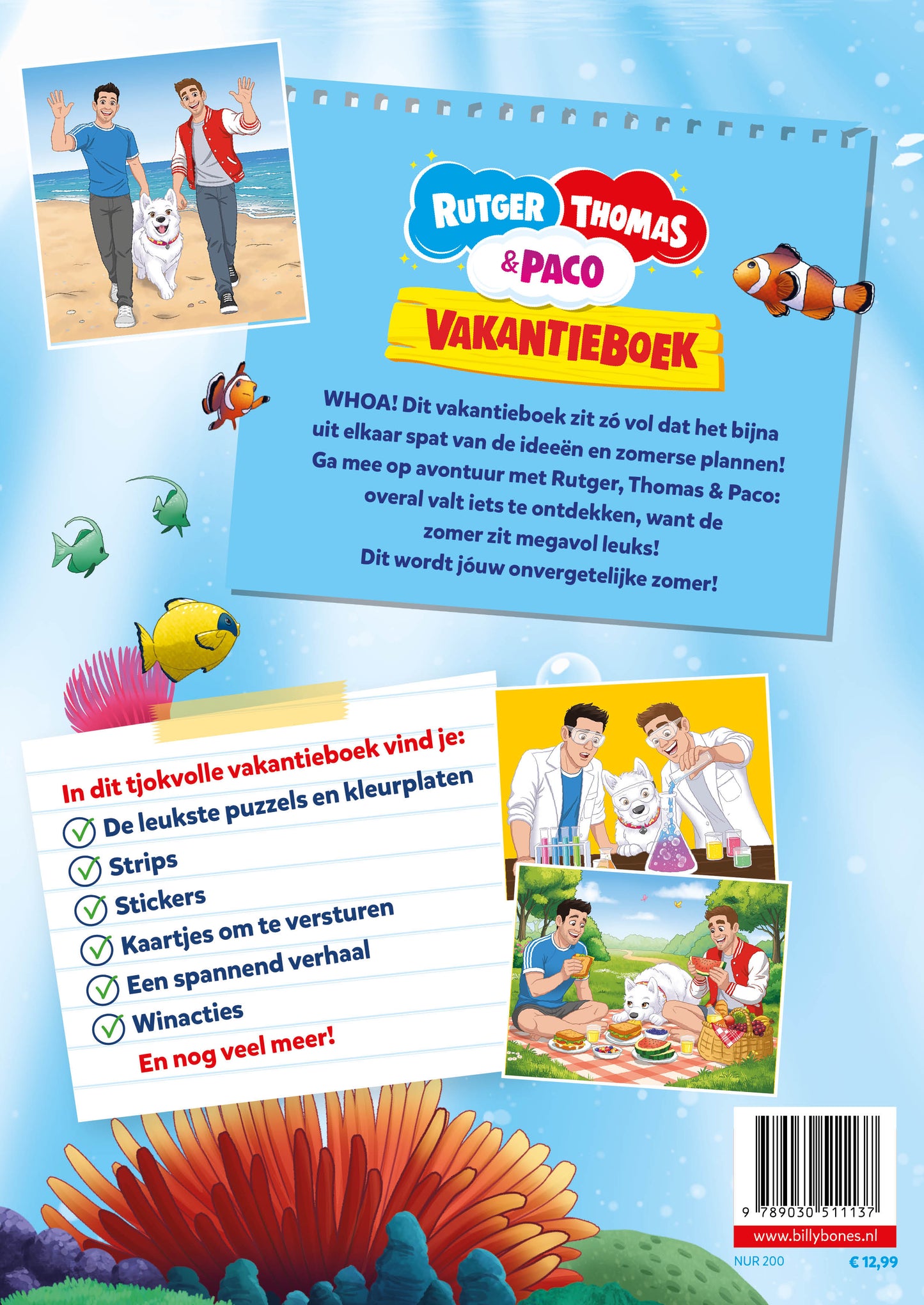 Het Vakantieboek van Rutger, Thomas & Paco #2